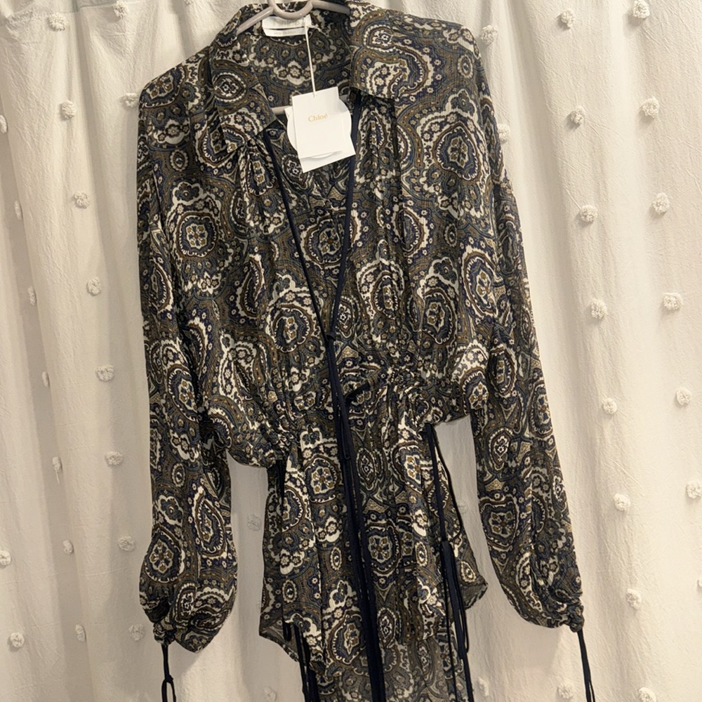 CHLOE SILK BLOUSE - Picture 9 of 11